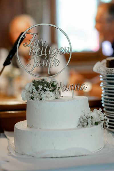 Topper Zur heiligen Taufe