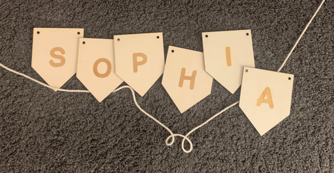 Wimpel 6 Buchstaben