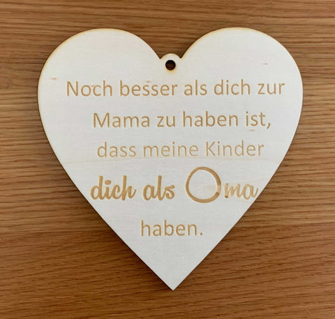 Noch besser dich zur Oma haben